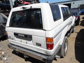 1989 TOYOTA 4RUNNER SR5 WHITE 3.0 MT 4WD Z19773